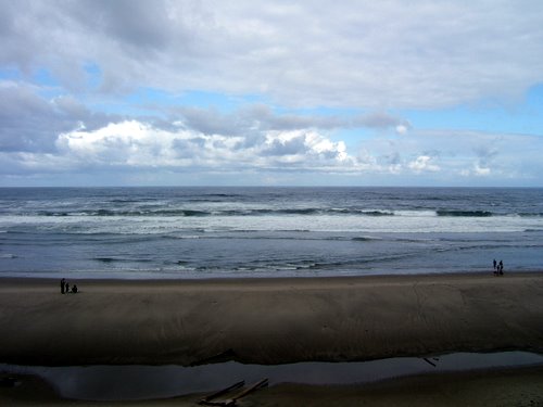 Beach at Lincoln City, Oregon