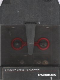 8-track adaptor for cassette tapes